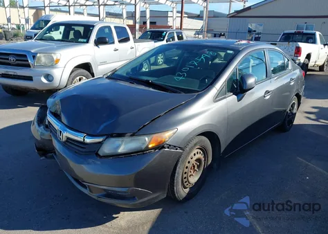 2012 Honda Civic Lx z USA, uszkodzony, nr VIN 2HGFB2F54CH027142